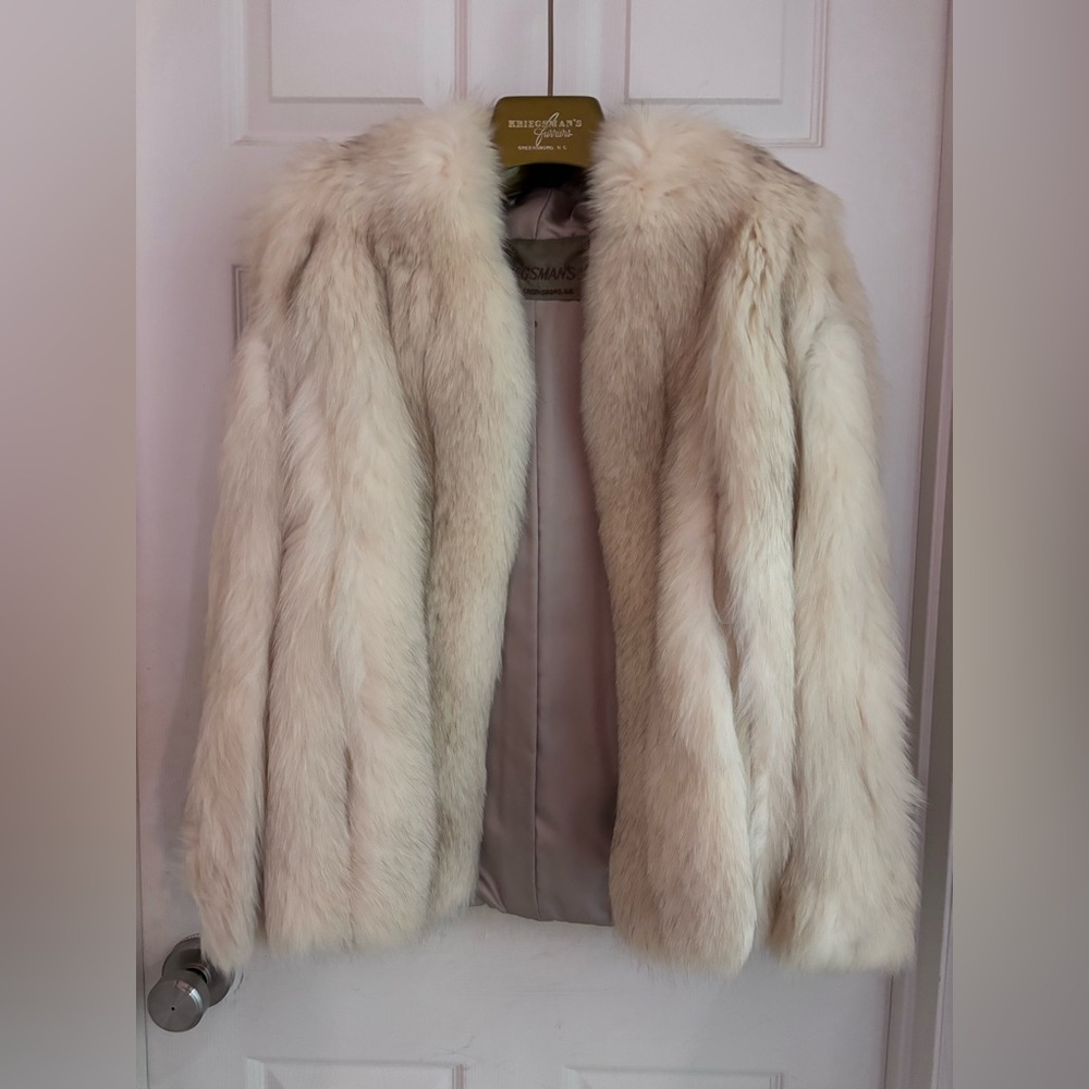 Kriegsman Medium Vintage Elegant Cream Mink Coat